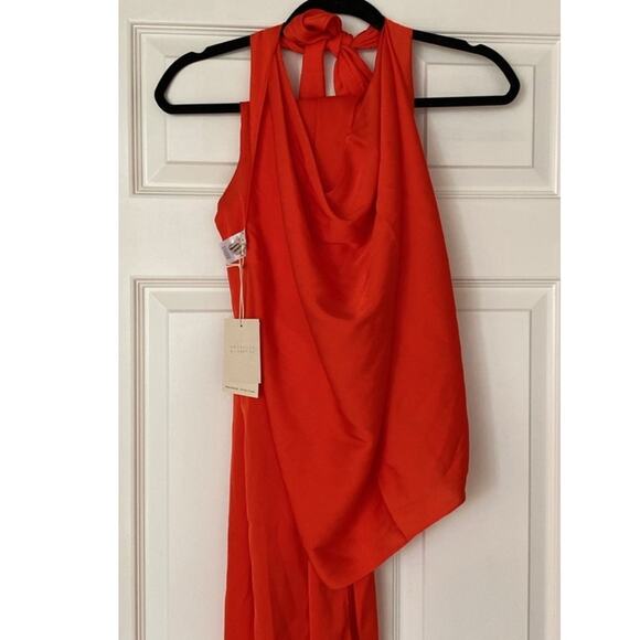NWT FREE PEOPLE Puna Pondy Pants & Top Set by Nouvelle Silk95Five $620 XS Red - Picture 6 of 10